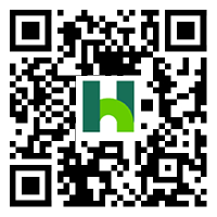 QR code for the HiredChina App English download page